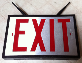 exit sign router