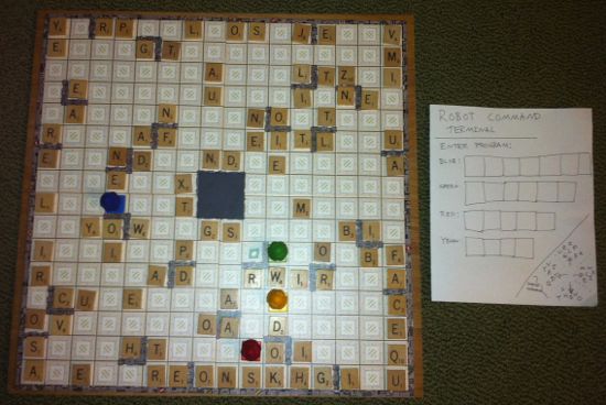 ricochet scrabble game board