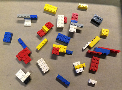 pile of lego blocks